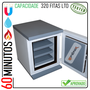 Cofre para proteção de fitas magnéticas de backups LTO e DLT Apolo 126