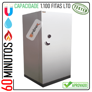 Cofre para proteção de fitas magnéticas de backups LTO e DLT Apolo 571