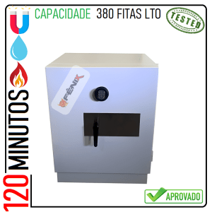 Cofre para proteção de fitas magnéticas de backups LTO e DLT Fire Safe 134