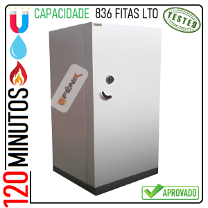 Cofre para proteção de fitas magnéticas de backups LTO e DLT Fire Safe 382