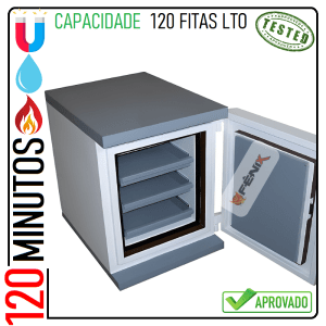 Cofre para proteção de fitas magnéticas de backups LTO e DLT Fire Safe 66